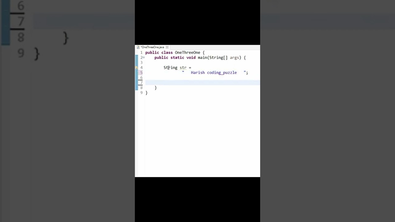 Java Program to remove extra spaces at the beginning and end of a string.