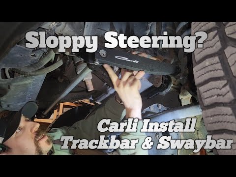CARLI Trackbar and Sway Bar INSTALL! Loose steering on Ram 03-14 Ram 3500