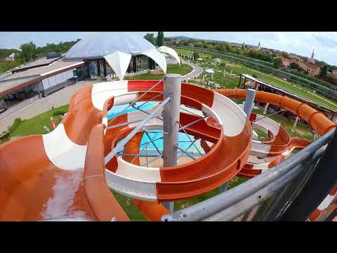 Cobra WaterSlide at Nymphaea WaterPark, Oradea, Romania