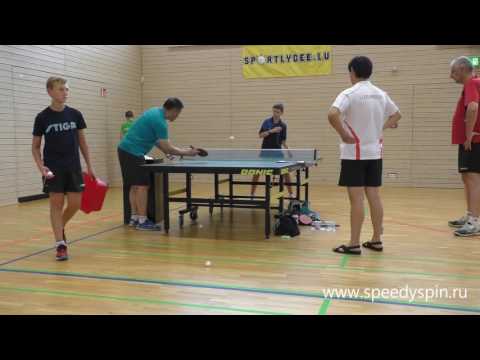 ITTF Rough Diamonds Training Camp, multiball training.FHD