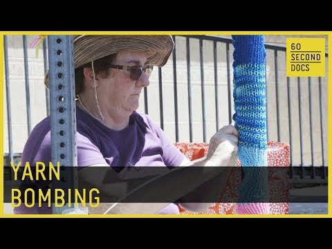 Yarn Bombing | Yarn Bombing Los Angeles // 60 Second Docs