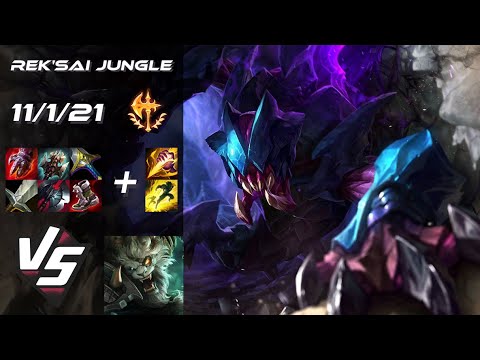 JUNGLE Rek'Sai vs Rengar - NA Grandmaster Patch 14.5.1
