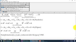9 -Canonical Forms of Second order Partial Differential Equations, Hyperbolic Case.
