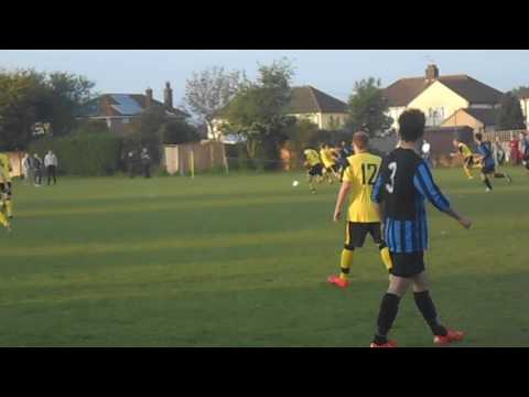 Little Oakley 1-3 West Bergholt.  Essex & Suffolk Border League Premier Division.  Wed11May2016