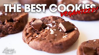 The BEST Cookies Ever VEGANIZED - Dorie Greenspan's World Peace Cookies - Easy Chocolate Shortbread