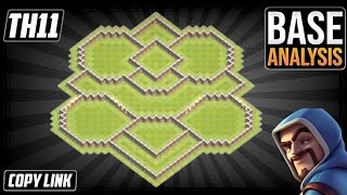 NEW BEST TH11 HYBRID/WAR Base 2024! COC TownHall 11 (TH11) War Base Design–Clash of Clans