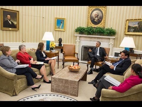 President Obama Meets with Ebola Response Coordinator
