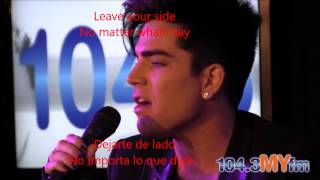 Adam Lambert - Better than I know Myself Subtitulada