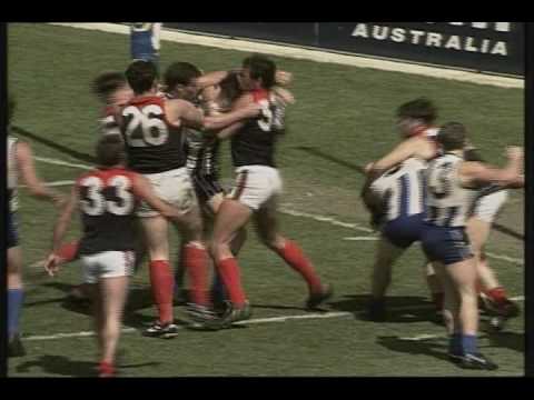 Melbourne vs North Melbourne Reserves Brawl 1993