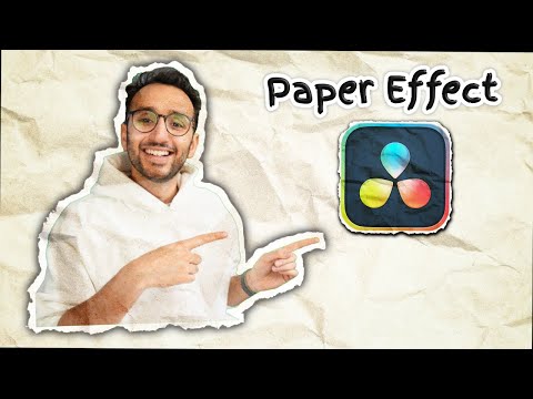 How To Make Paper Effect Like Ali Abdaal (DaVinci Resolve)
