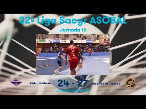 32ª Liga Sacyr ASOBAL J16: BM. Benidorm - Incarlopsa Cuenca 24-27
