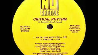 Critical Rhythm - I'm In Love With You (1991)