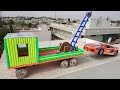How To Make A Truck With Towing Crane Using Pencil At Home