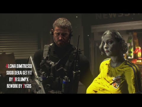 Resident Evil 3 Remake Jill as Alcina Dimitrescu Sugoi Dekai Get Fit Addon outfit