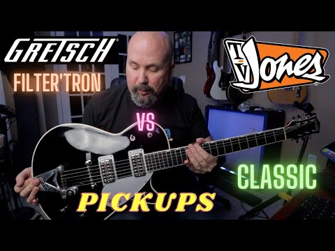 Gretsch Duo Jet Pickup Comparison - Stock Filter'Tron vs TV Jones Classic Bridge and Neck