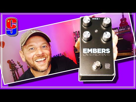 LPD Pedals Embers Overdrive 2000s - black and silver image 4