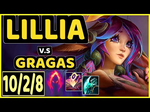 CUZZ (LILLIA) vs GRAGAS - 10/2/8 KDA JUNGLE CHALLENGER GAMEPLAY - KR