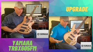 Video thumbnail for Yamaha TRBX605FM, Open Box & Hardware upgrade by Carlitos Cuba -Bass & Groove