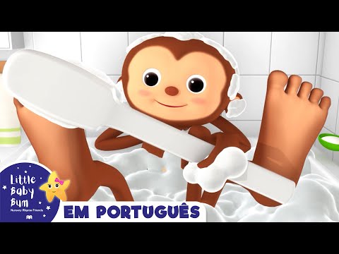 Canção do Banho | Canções infantis | Desenhos Animados | Little Baby Bum