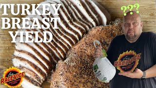 How Much TURKEY BREAST YIELD From Bone In Turkey Breast? How to figure turkey breast yield.