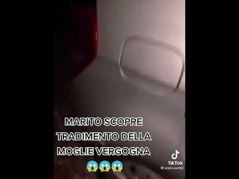 marito scopre il tradimento della moglie😱 video shock