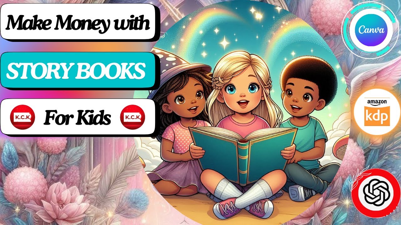 How To Create Story Books for Kids FAST Using Canva and ChatGPT/ Make money online in 2025