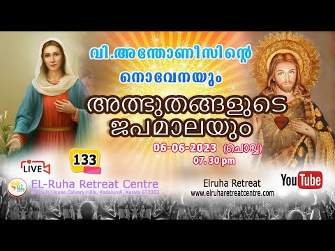 അത്ഭുതങ്ങളുടെ ജപമാല 🌹07.30 pm 🕊️ ചൊവ്വ  06-06-23💒
