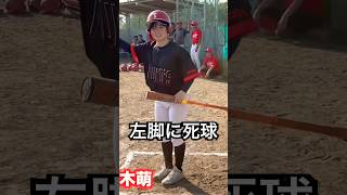 デッドボールを当てた少年に神対応する青木萌 #shorts