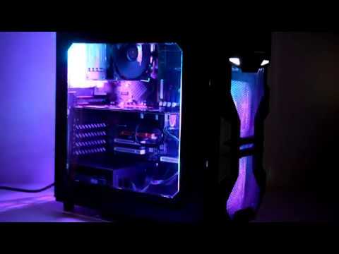 Sharkoon VG7-W RGB, Tower-case - juodas, Seitenteil from Acryl video
