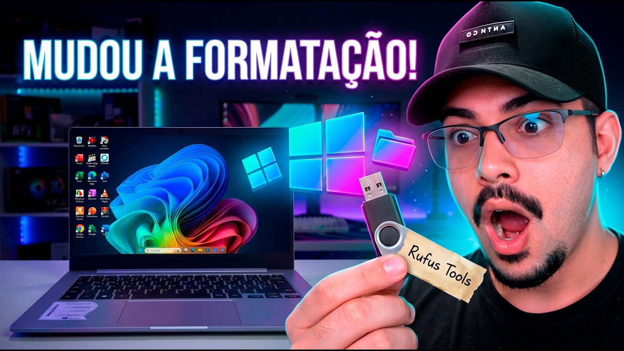O Novo Rufus Mudou a Formatação de PC para Sempre! 🤯
