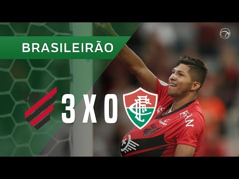 ATHLETICO 3 X 0 FLUMINENSE - GOLS - 02/06 - BRASILEIRÃO 2019