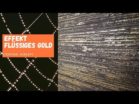 Liquid Metal Optik | Effekt flüssiges Gold