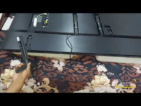 How to remove stand from the Samsung AU8100 Crystal UHD 4K TV #samsungsmarttv #samsungtv  #tvstand