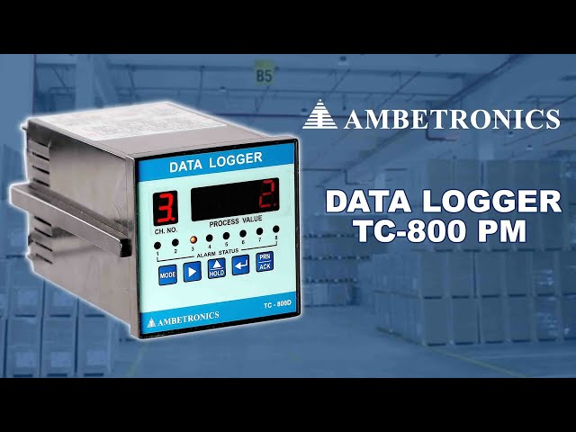 Data Loggers - 8 Channel Data Logger / Universal Data Logger UIP-800 ...
