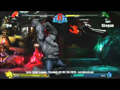 EFL Payback 3D - Marvel vs Capcom 3 Brackets - Dre vs Shogun