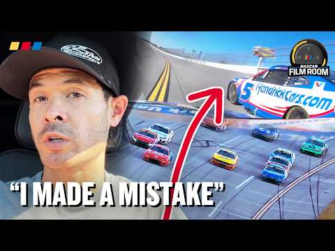 Kyle Larson Breaks Down Epic Final Lap at Talladega | NASCAR Film Room