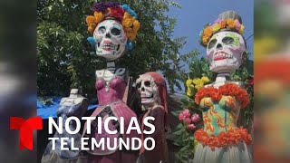 Santa Mónica se viste de colores para celebrar el Día de Muertos | Noticias Telemundo