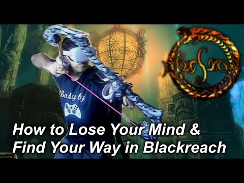 Aimless Running Around Blackreach - Skyrim VR Livestream on Kat Walk C with 56# Bow [Episode 82]