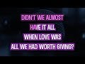 Didn't We Almost Have It All (Karaoke) - Whitney Houston