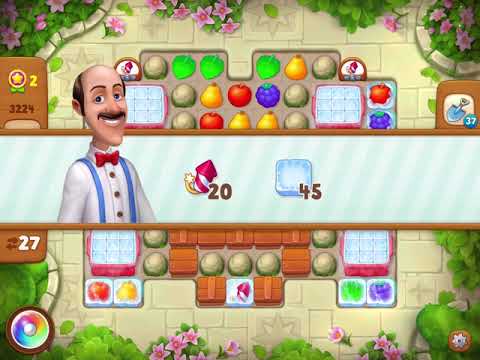 Gardenscapes Level 3224 With No Boosters - Investigation In The Park