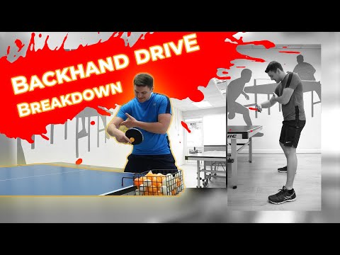 How to PLAY & TRAIN a BACKHAND DRIVE / TOPSPIN Attack| Technique Tutorial | TABLE TENNIS \ PING PONG thumbnail