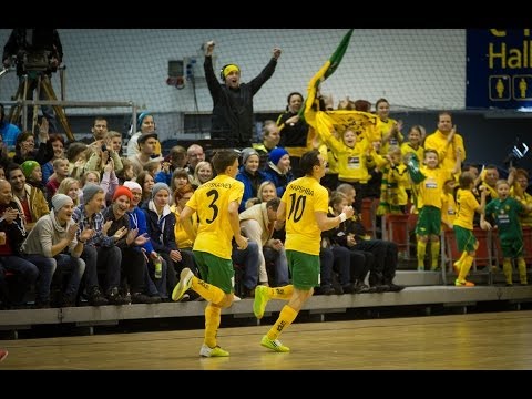 Ilves FS-Tervarit 2-1 (0-1) Futsal-Liiga 26.1.14 Tampere kooste
