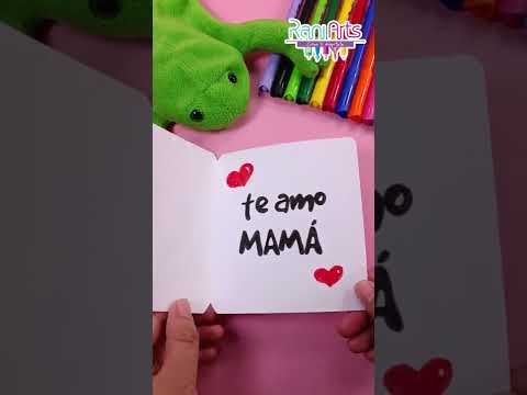 Idea de tarjeta para MAMÁ super fácil - ideas para regalar
