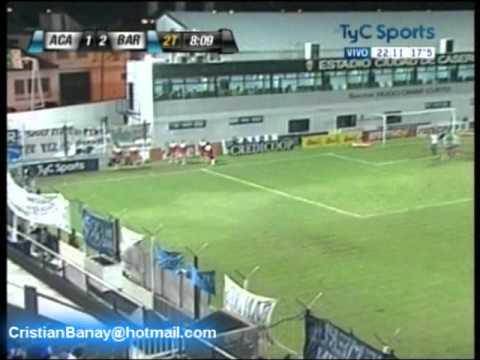Acassuso 2 Barracas Central 3 Primera B Metro 2011-12 Los goles (15/5/2012)