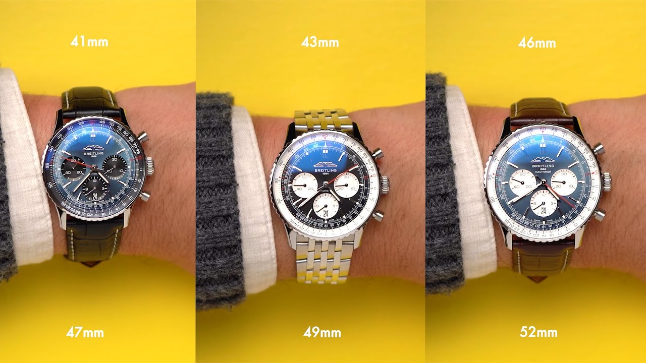 Watch video All Three 2022 Breitling Navitimer sizes are doing things to me Now All Three 2022 Breitling Navitimer sizes are doing things to me