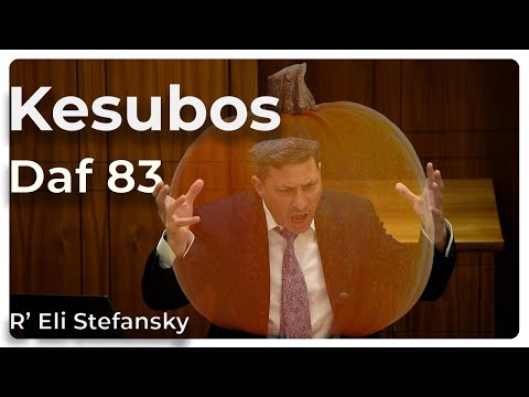 Daf Yomi Kesubos Daf 83 by R’ Eli Stefansky