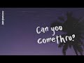 Jeremy Zucker - comethru (Lyric Video)
