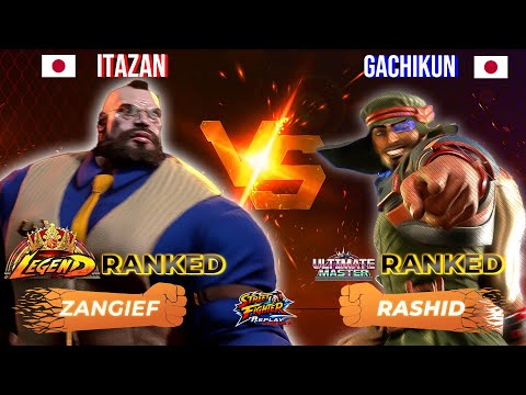 SF6 ▰ ITAZAN (Zangief) vs GACHIKUN (Rashid) ▰ High Level Gameplay