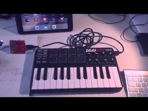 Arduino MIDI over Bluetooth (iOS / OSX) + USB MIDI Demo