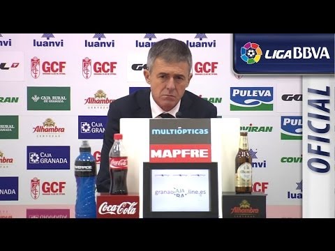 Rueda de Prensa de Alcaraz tras el Granada CF (1-3) Real Sociedad - HD